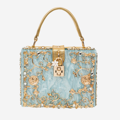 Florencea – Sofistikerad Boxväska med Blommotiv
