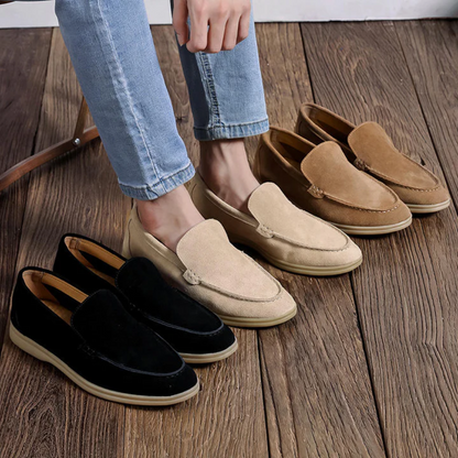 Hampus™ – Premium Suede Loafers med sofistikerad komfort för alla säsonger