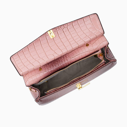 Elisa – Medium Tote med Krokodilmönstrad Elegans