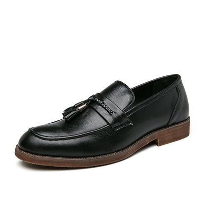 Gunnar™ – Leather Tassel Loafers med tidlös elegans för alla säsonger