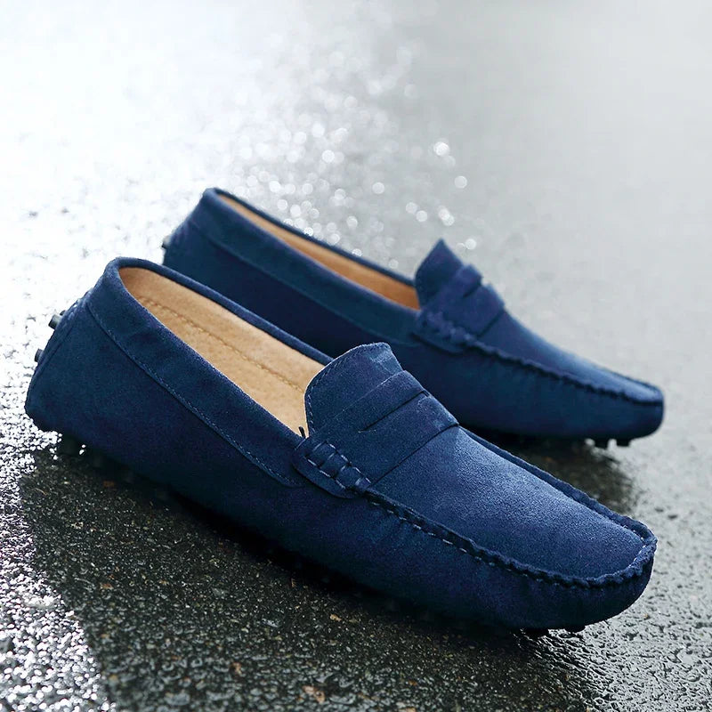 Jarl™ – Suede Loafers med diskret lyx för alla säsonger