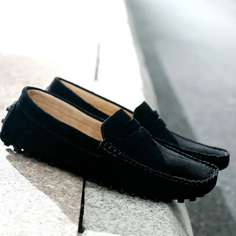 Jarl™ – Suede Loafers med diskret lyx för alla säsonger
