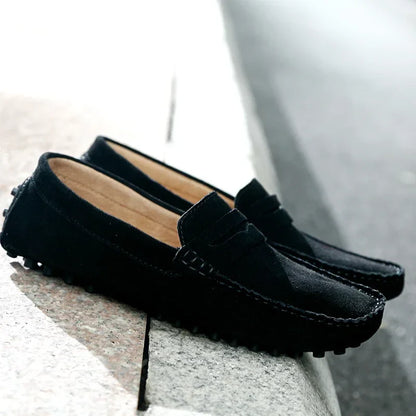 Jarl™ – Suede Loafers med diskret lyx för alla säsonger