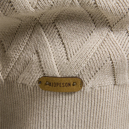 Adrian™ | Tidlös stickad tröja