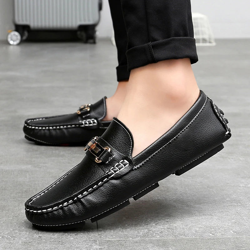Henrik™ – Genuine Leather Loafers med tidlös elegans för alla säsonger