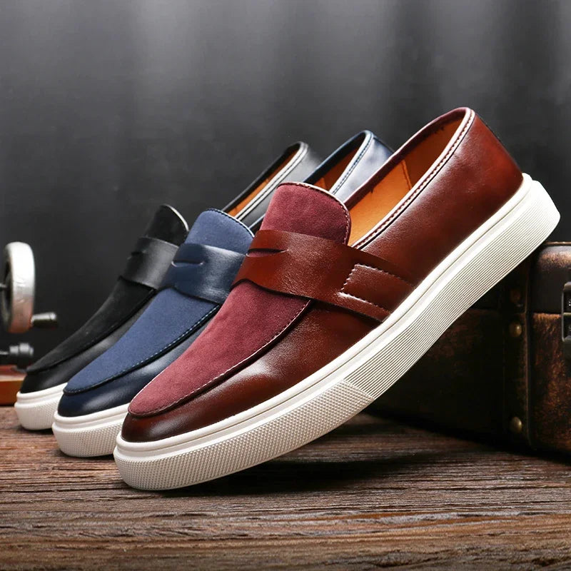 Sixten™ – Leather Loafers med tidlös komfort för alla säsonger