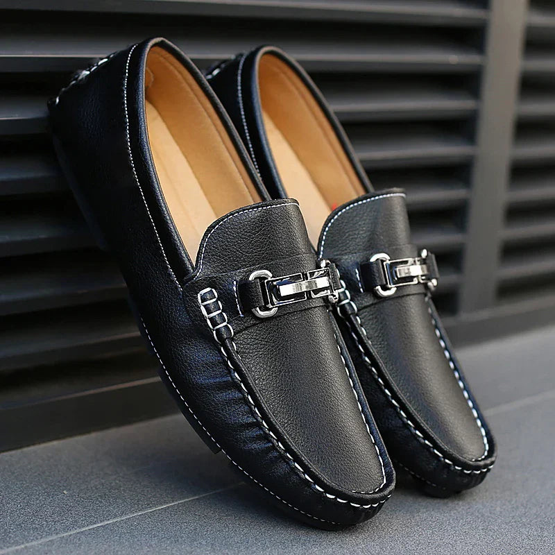 Henrik™ – Genuine Leather Loafers med tidlös elegans för alla säsonger