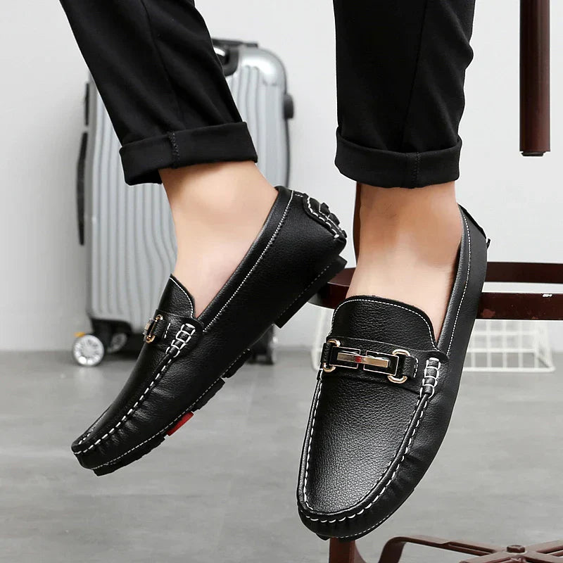 Henrik™ – Genuine Leather Loafers med tidlös elegans för alla säsonger