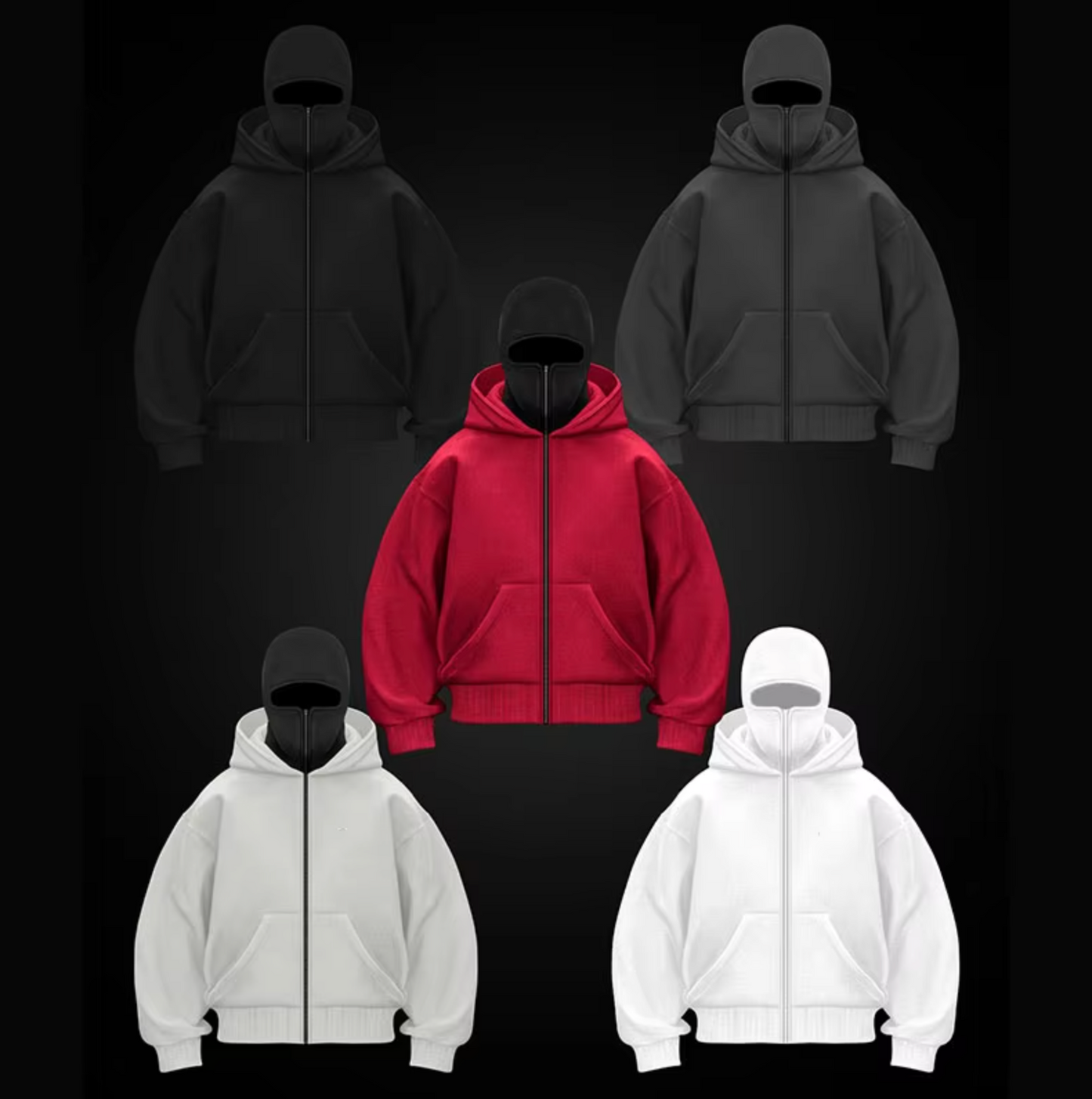 Kael™ Balaclava Double Hoodie