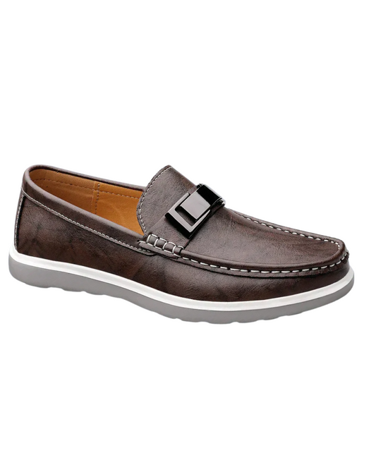 Albin™ – Luxury Leather Loafers med tidlös elegans för alla säsonger