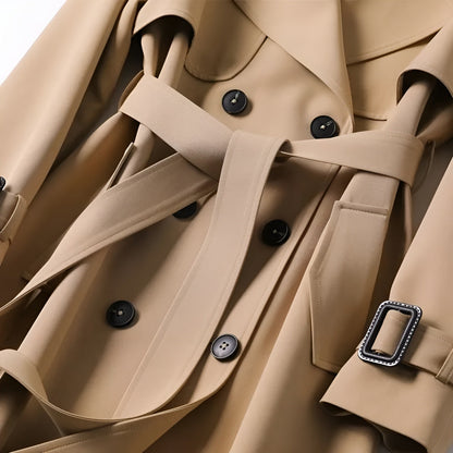 Lysara | Elegant Trenchcoat med Tidlös Stil