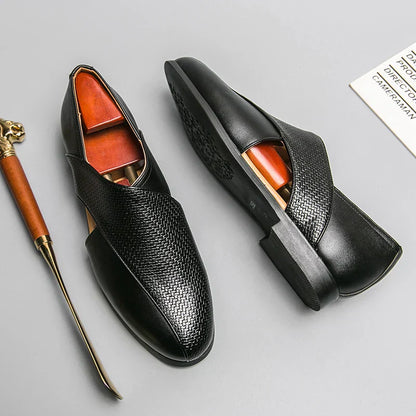 Einar™ – Vintage Leather Loafers med tidlös elegans för alla säsonger