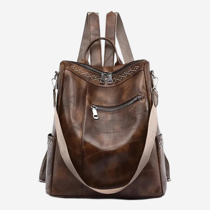 Mireille – Vintage-inspirerad Ryggsäck med Modern Komfort