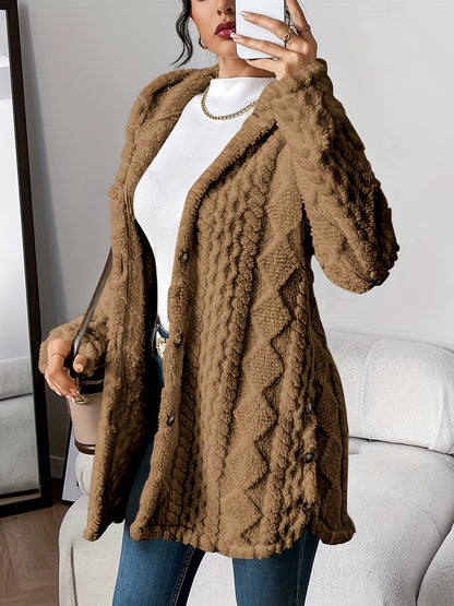 Celinne™ – Premium Knit Fleece Cardigan