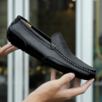 Sigvard™ – Vintage Leather Loafers med tidlös elegans för alla säsonger