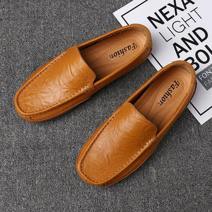 Sigvard™ – Vintage Leather Loafers med tidlös elegans för alla säsonger